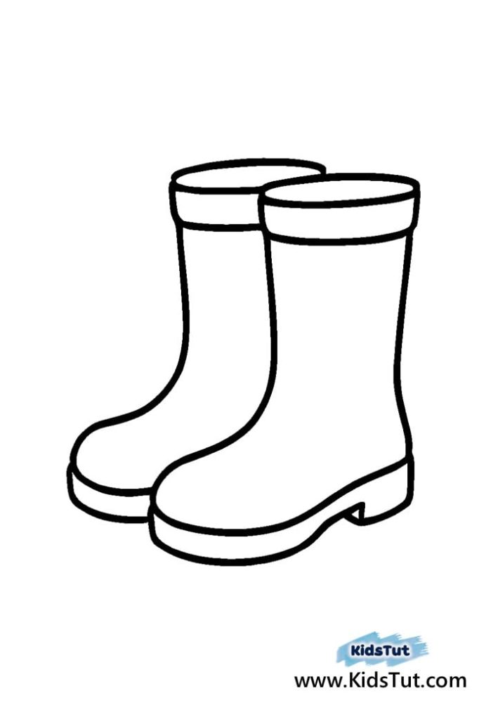 Easy Crafts for Kids: Boots in the Puddle Craft