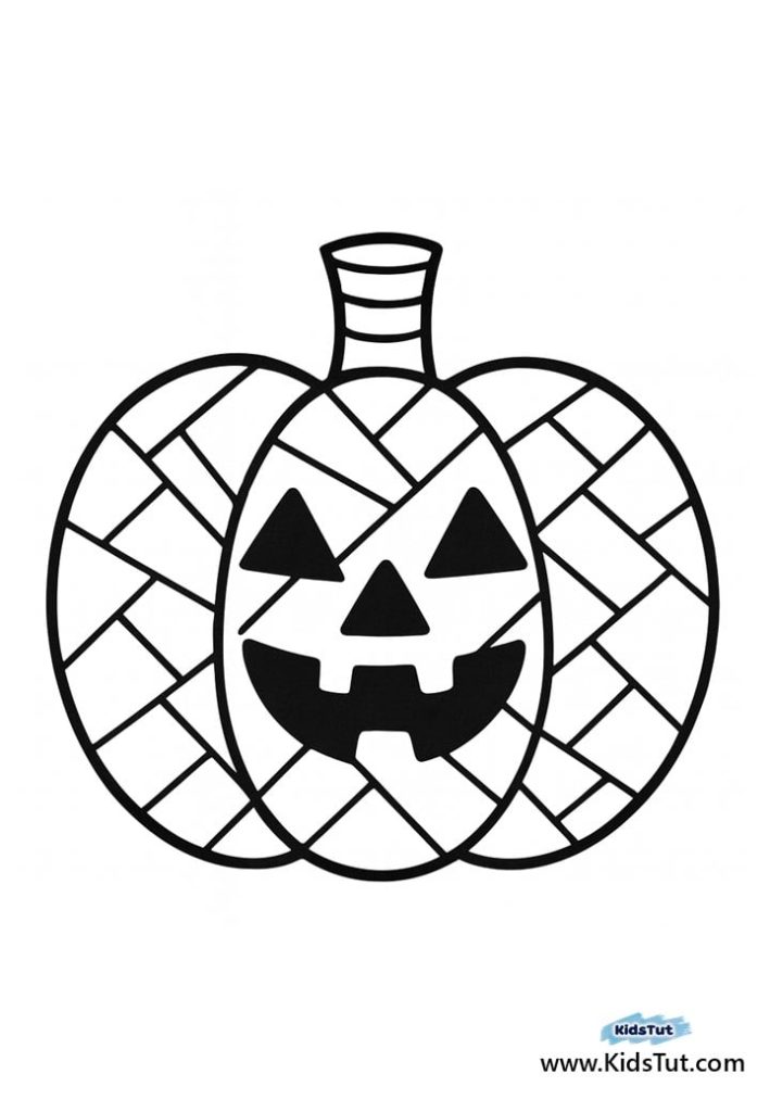Best Mosaic Halloween Coloring Pages for Kids