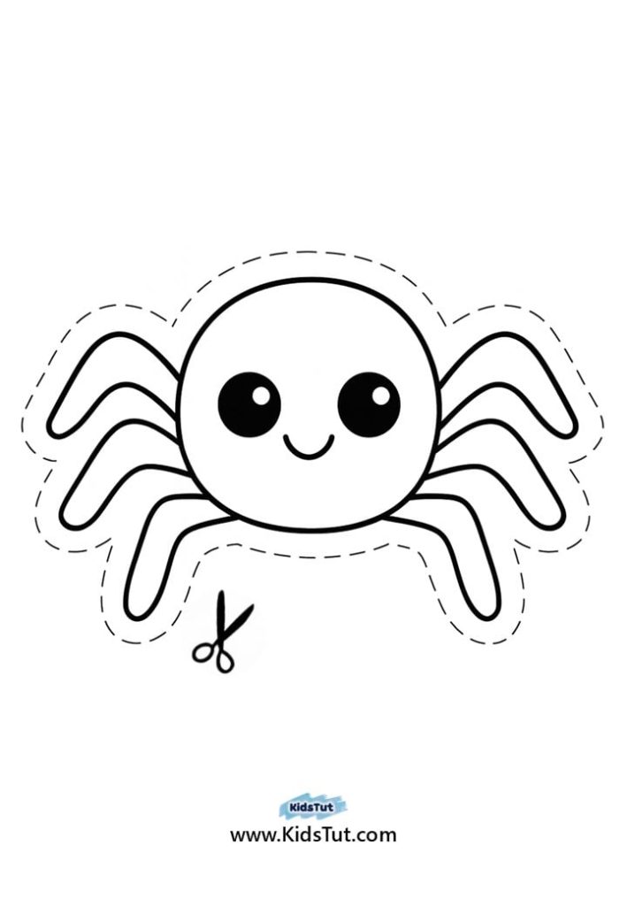 Printable Halloween Cutting Activity for Kids