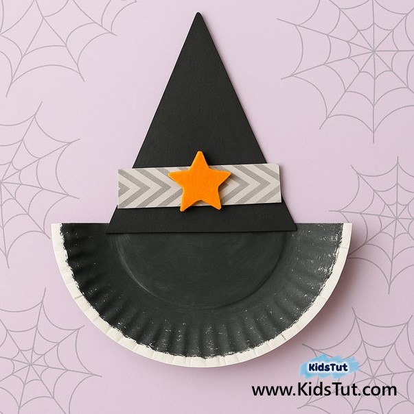 Fun and Easy Halloween Paper Plate carfts for kids