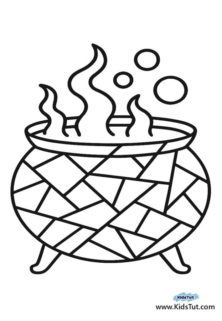 Best Mosaic Halloween Coloring Pages for Kids
