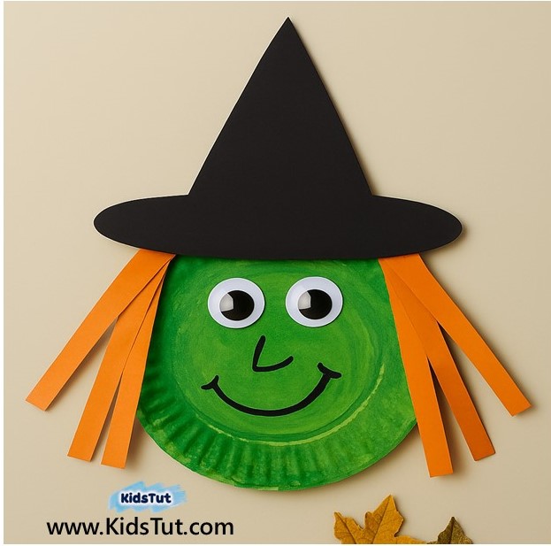 Fun and Easy Halloween Paper Plate carfts for kids