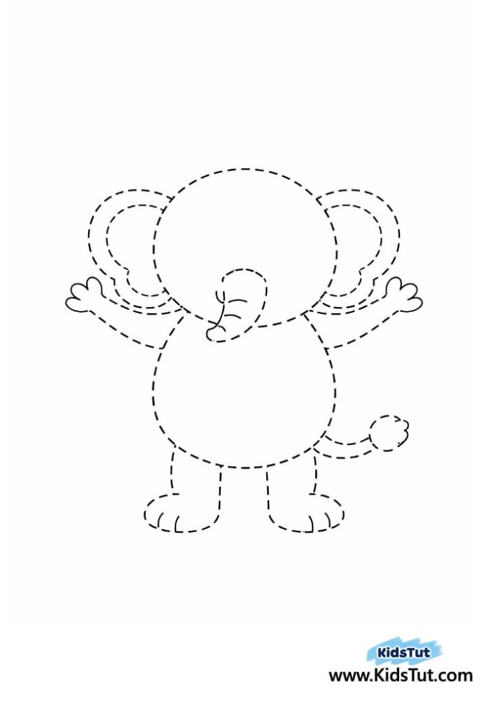 Winter Animal Craft for Kids with Cotton Pads 