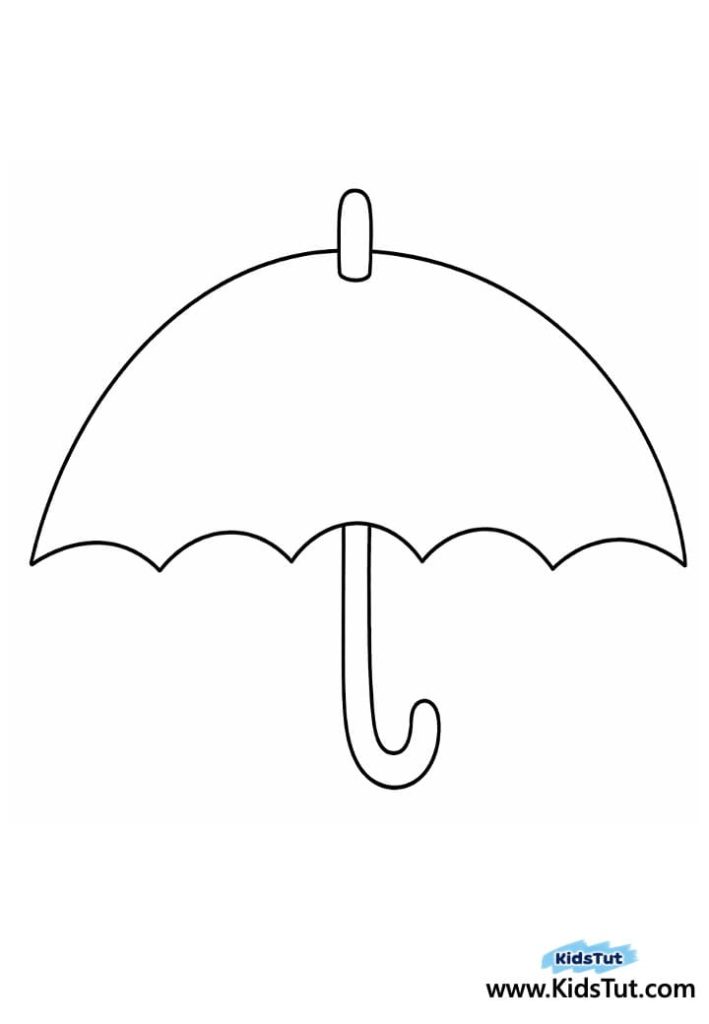 Free Colorful Umbrella Craft Ideas for Kids