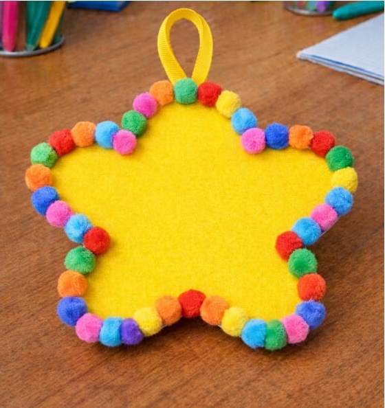 Easy and Fun Pom‑Pom Hanging Crafts for Kids