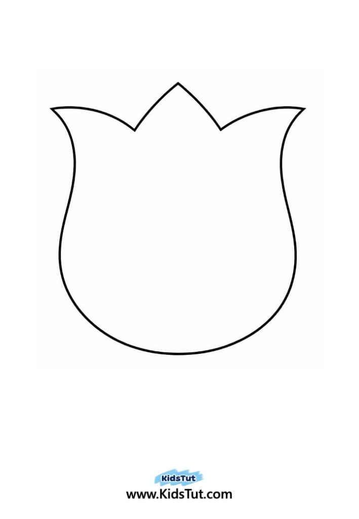 Easy Colorful Torn Paper Tulip Craft for Kids