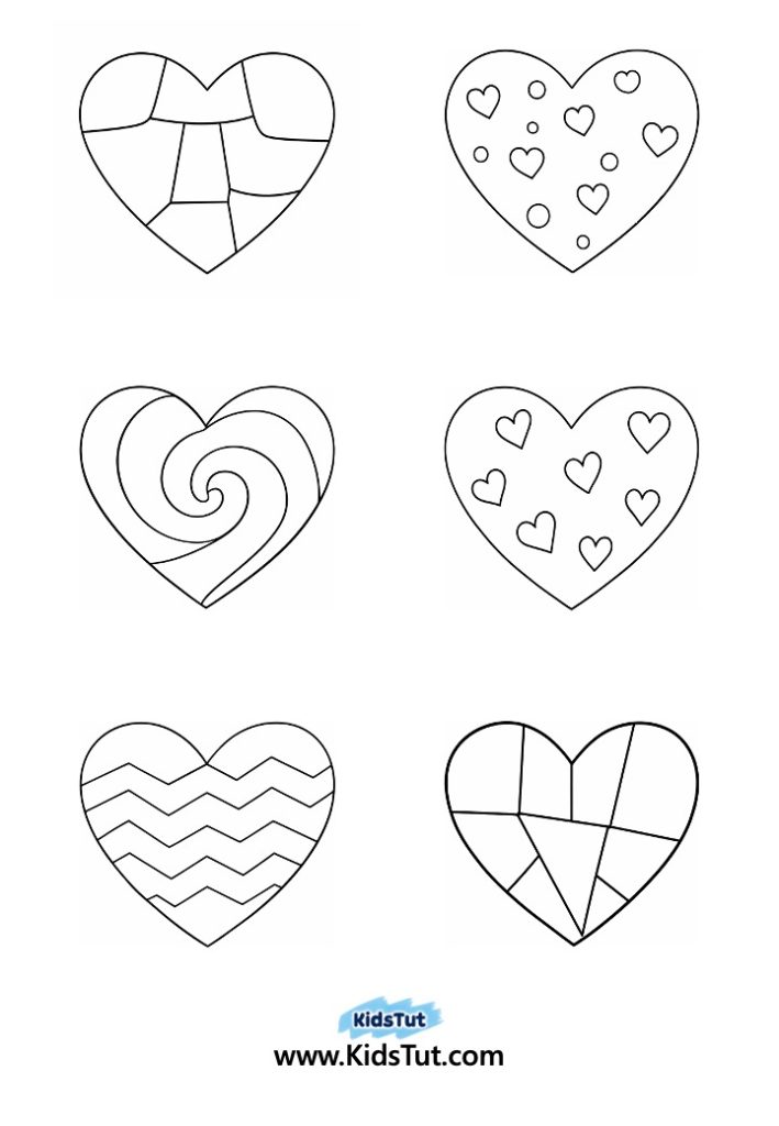 Easy Colorful Heart Umbrella Craft for Kids