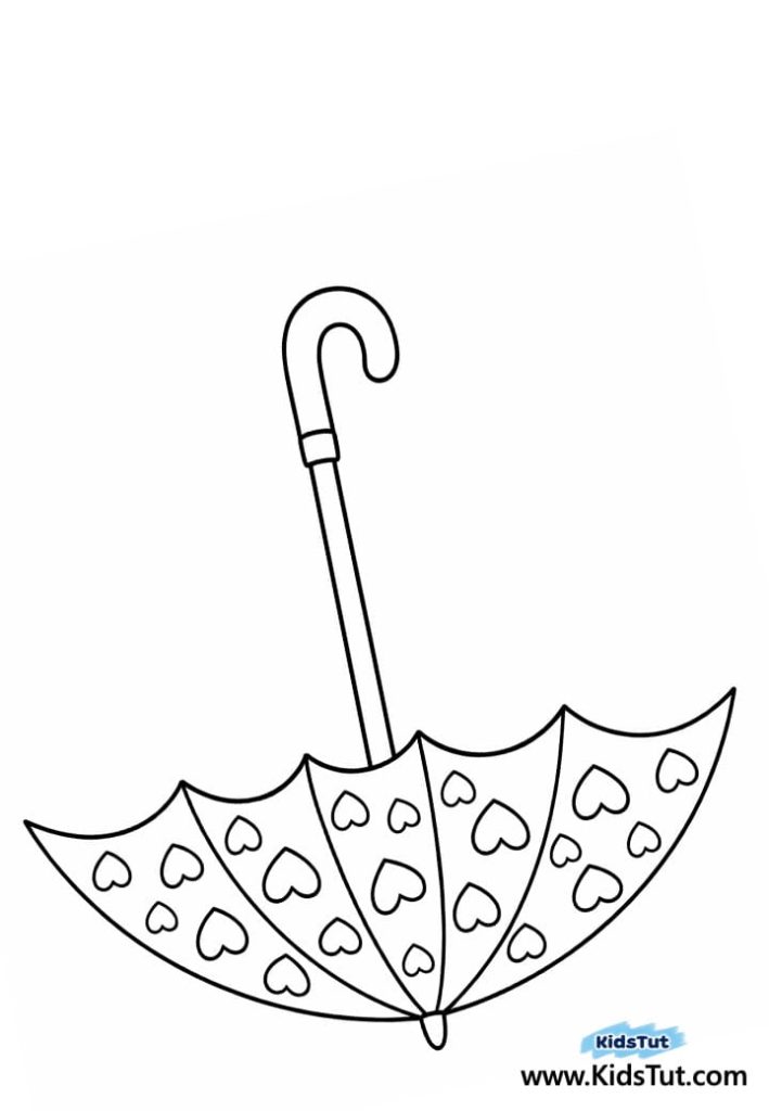 Colorful Spring Umbrella Flower Craft for Kids