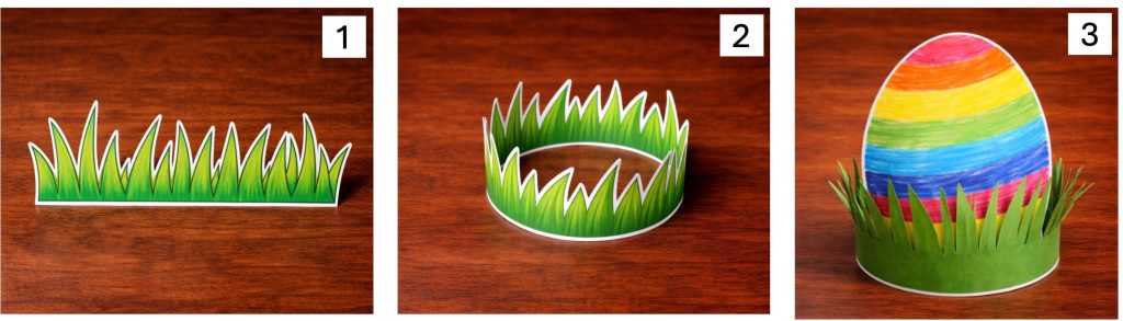 Colorful Paper Easter Egg Crafts Ideas for Kids