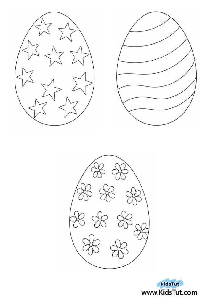 Colorful Paper Easter Egg Crafts Ideas for Kids