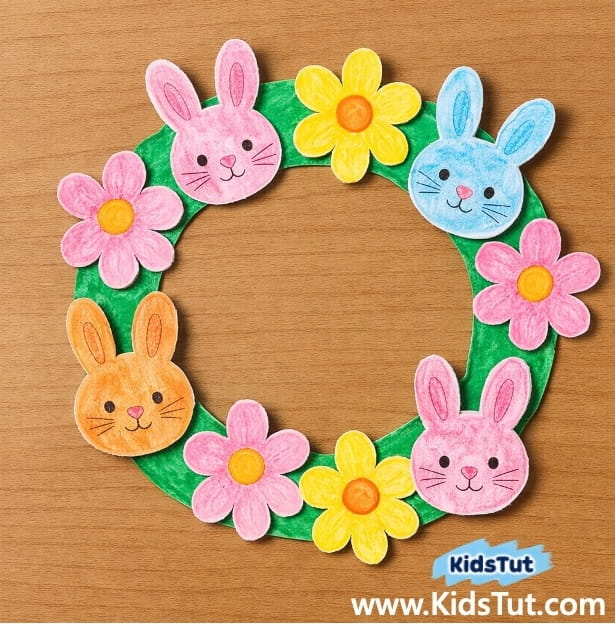 Easy Spring and Easter Wreath Crafts for Kids