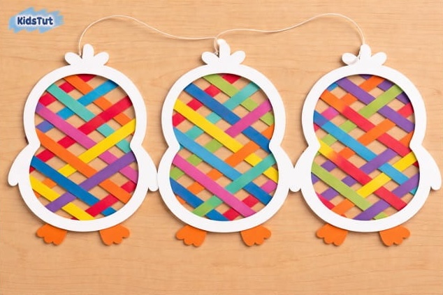 Easy Woven Easter Crafts for Kids to Make
