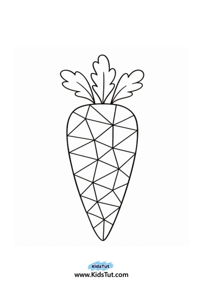 Easy Geometric Easter Coloring Pages for Kids