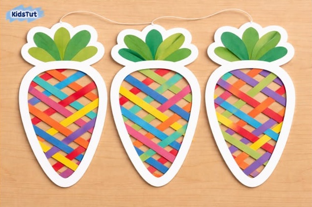 Easy Woven Easter Crafts for Kids to Make