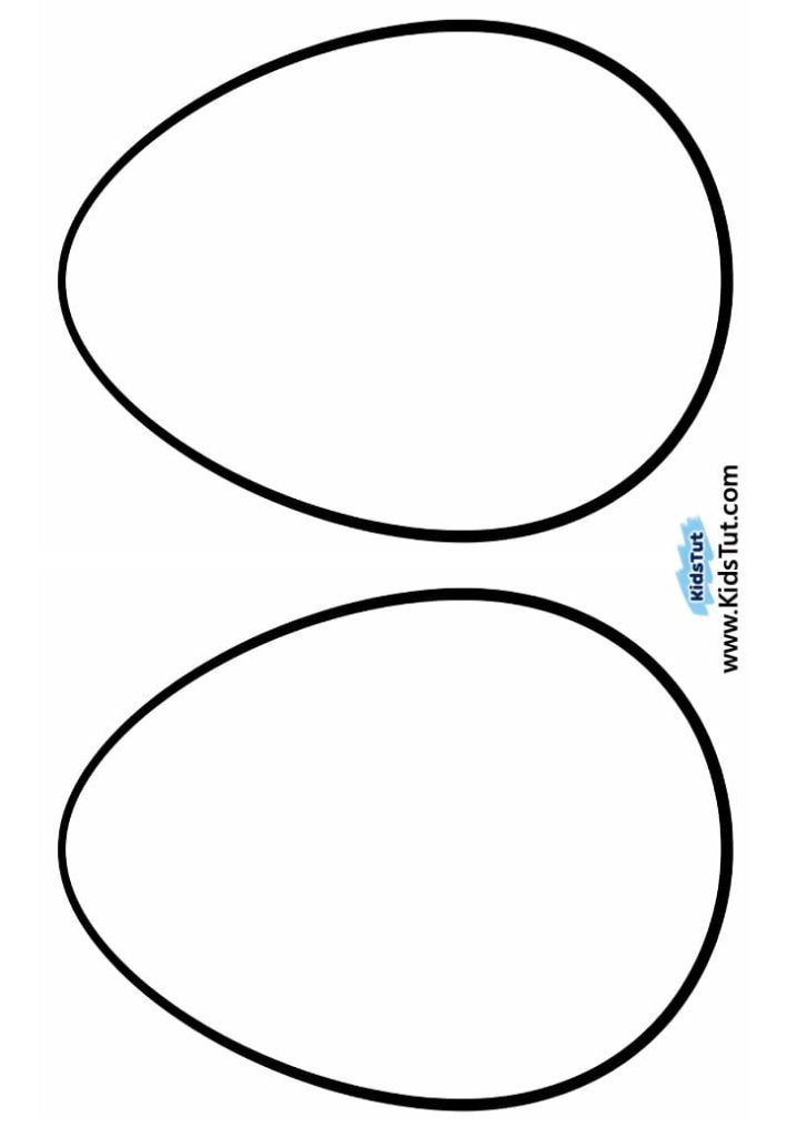 Colorful Paper Easter Egg Crafts Ideas for Kids