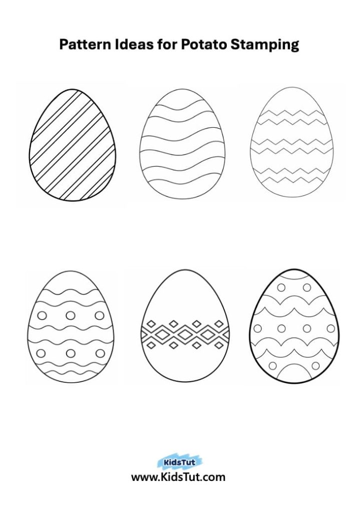 Colorful Paper Easter Egg Crafts Ideas for Kids