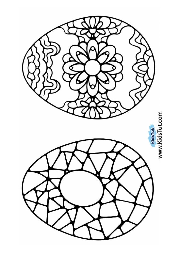 Bright DIY Easter Egg Window Decorations