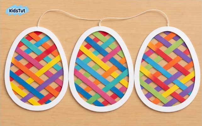 Easy Woven Easter Crafts for Kids to Make