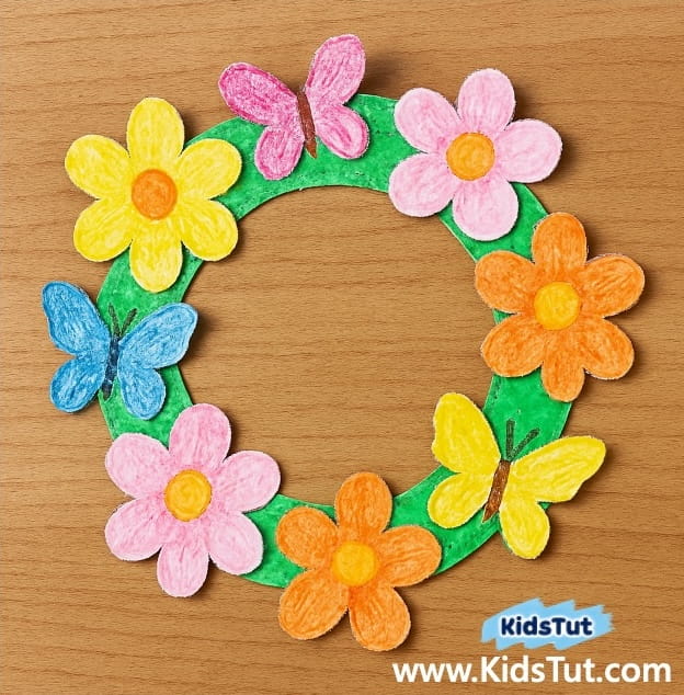 Easy Spring and Easter Wreath Crafts for Kids