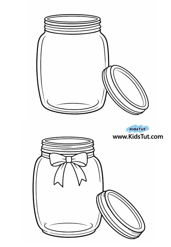 Colorful Paper Butterfly Jar Craft for Kids