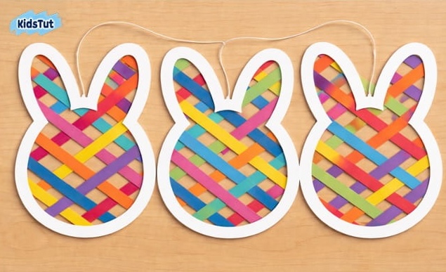 Easy Woven Easter Crafts for Kids to Make