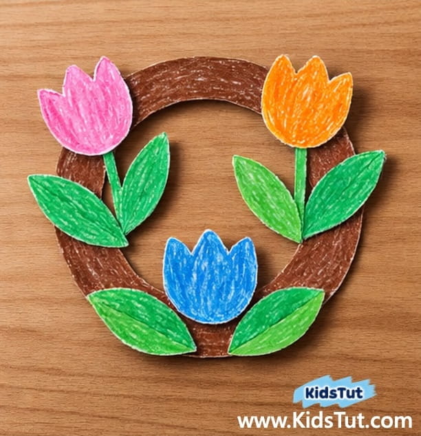 Easy Spring and Easter Wreath Crafts for Kids