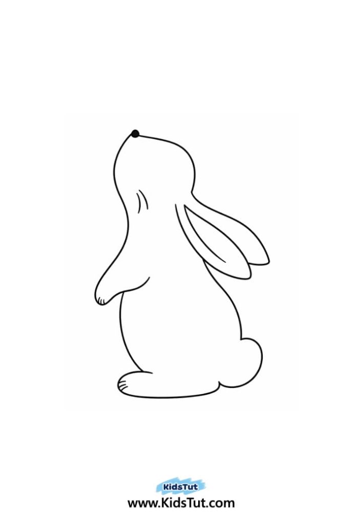 Easy Easter Bunny Silhouette Art for Kids