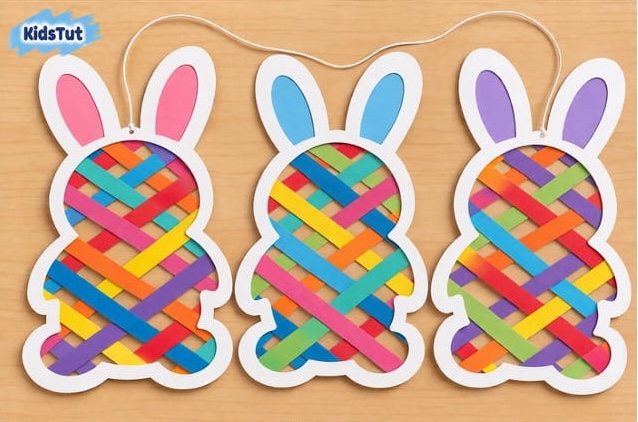 Easy Woven Easter Crafts for Kids to Make
