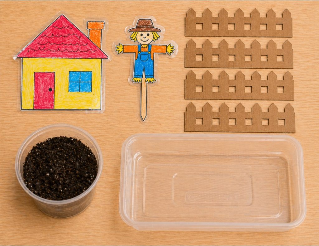 Kids School Project: Easy Mini Garden Box Craft