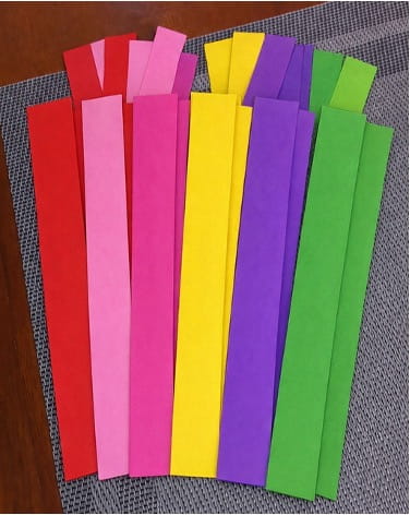 DIY Colorful Paper Chain Decor for Classroom
