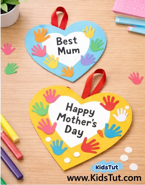 Easy DIY Mother’s Day Heart Craft for Kids