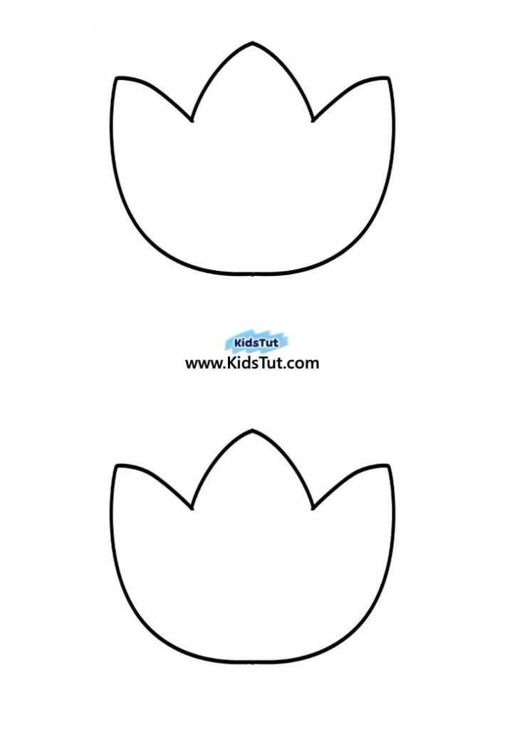 Easy colorful Torn Paper Tulip Craft for Kids