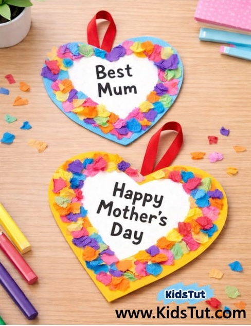 Easy DIY Mother’s Day Heart Craft for Kids