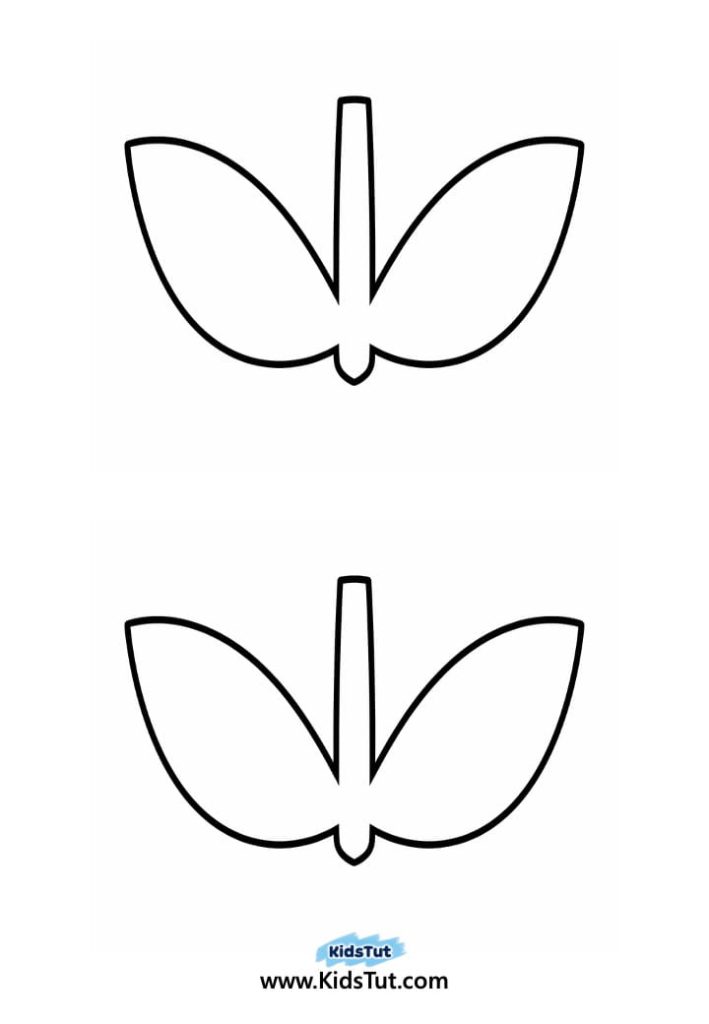 Easy colorful Torn Paper Tulip Craft for Kids