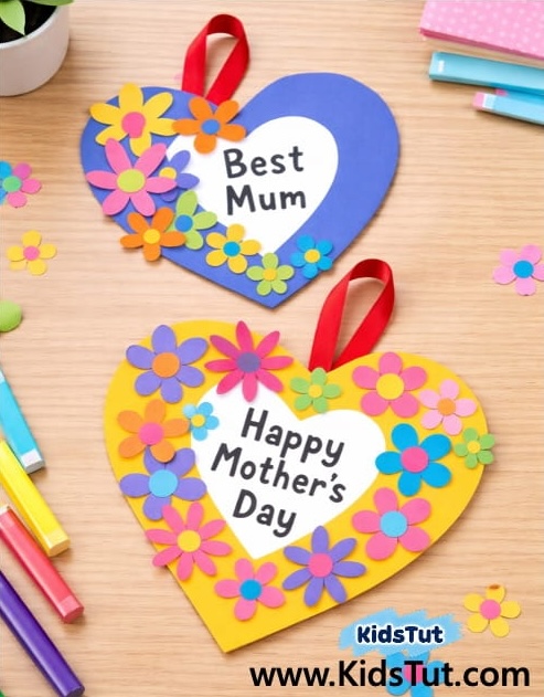 Easy DIY Mother’s Day Heart Craft for Kids