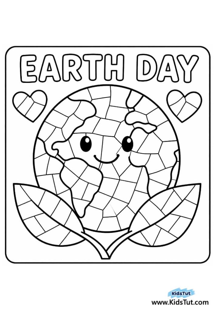 Easy and Fun Earth Day Coloring Pages for Kids
