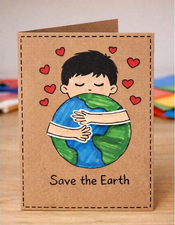 Earth Day Kids Crafts: Creative Greeting Cards