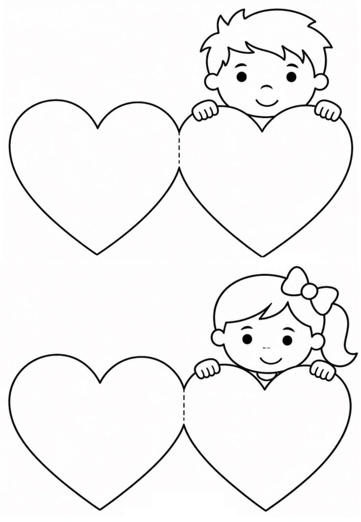 Mother’s Day Crafts for Kids with Heart Cards