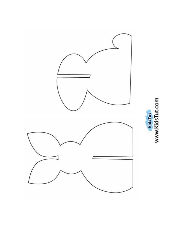 Simple 3D Paper Bunny Decoration Ideas for Kids