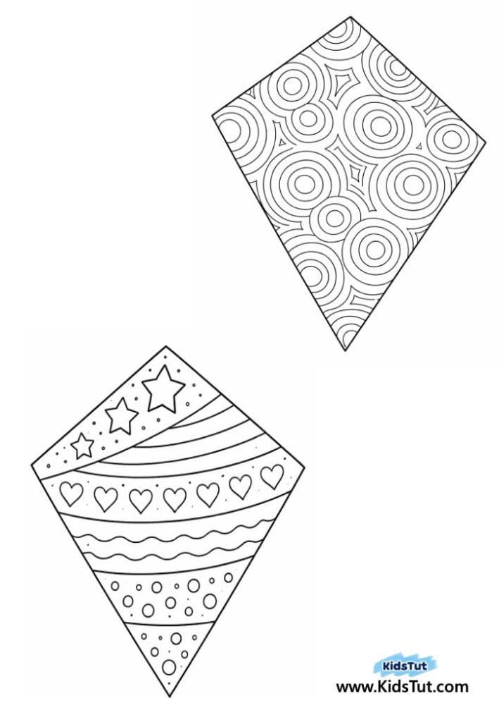 Easy DIY Colorful Paper Kite Craft for Kids - KidsTut