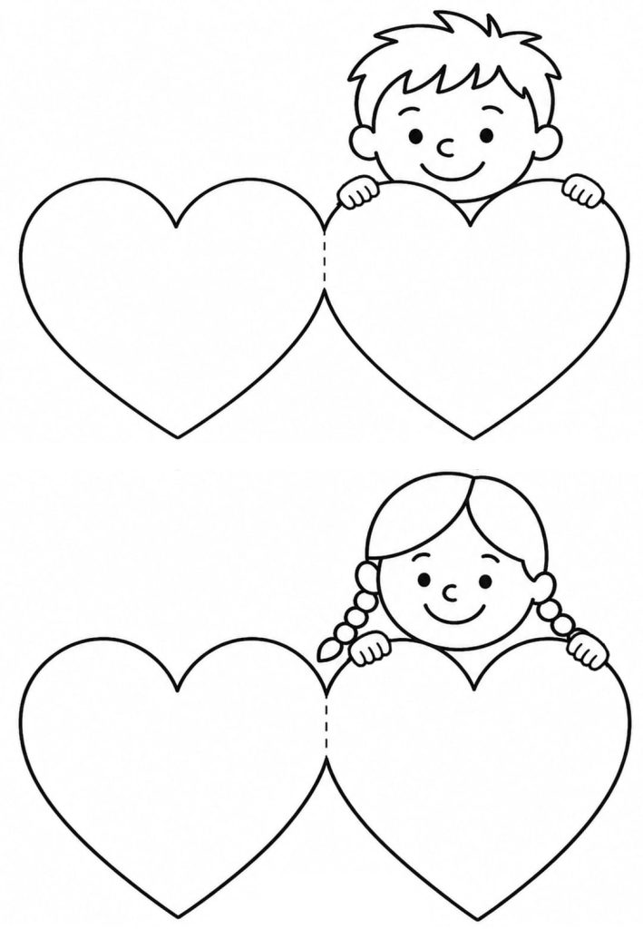 Mother’s Day Crafts for Kids with Heart Cards