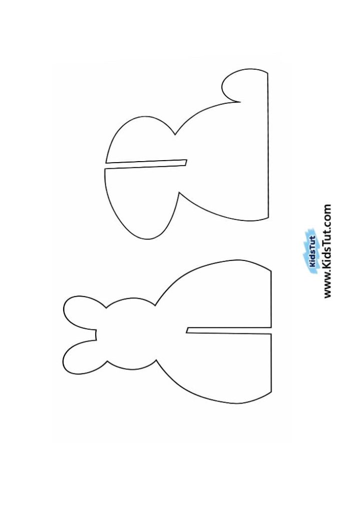 Simple 3D Paper Bunny Decoration Ideas for Kids