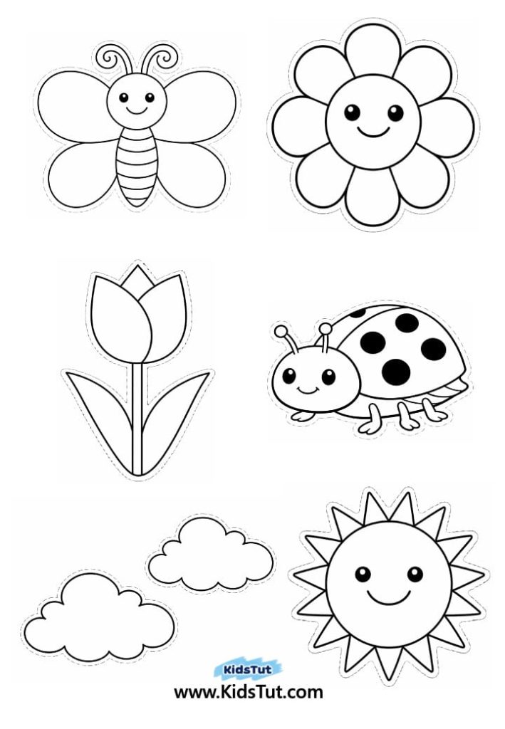 DIY Colorful Paper Ball Spring Craft for Kids