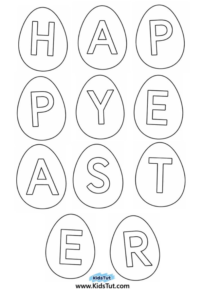 DIY Happy Easter Garland Decoration Ideas