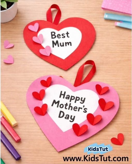 Easy DIY Mother’s Day Heart Craft for Kids