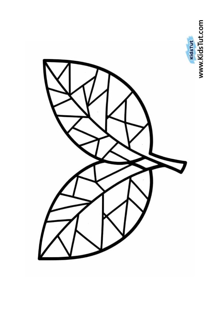 Easy Mosaic Spring Coloring Pages for Kids