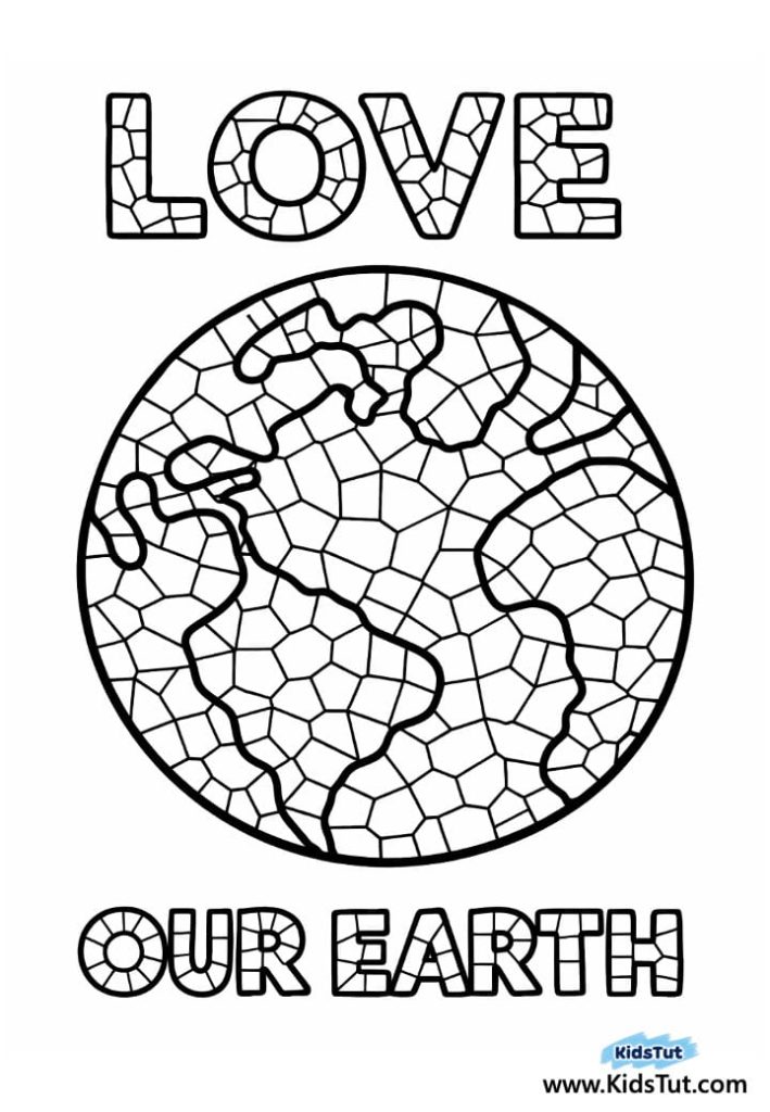 Easy and Fun Earth Day Coloring Pages for Kids