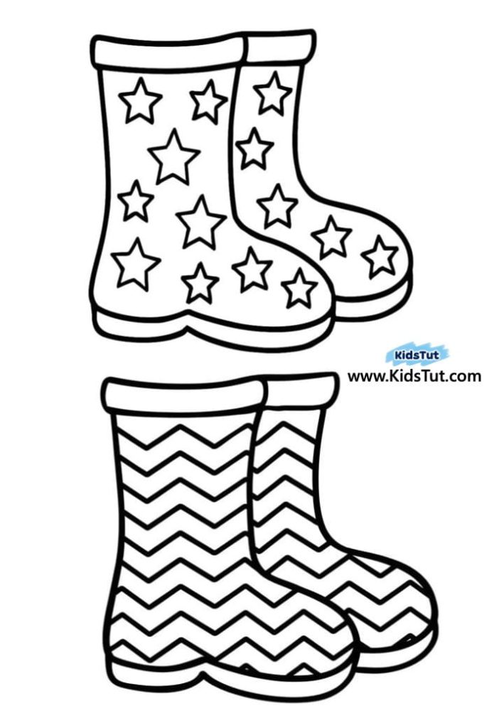 Easy Spring Kids Craft: Flower Boots Art