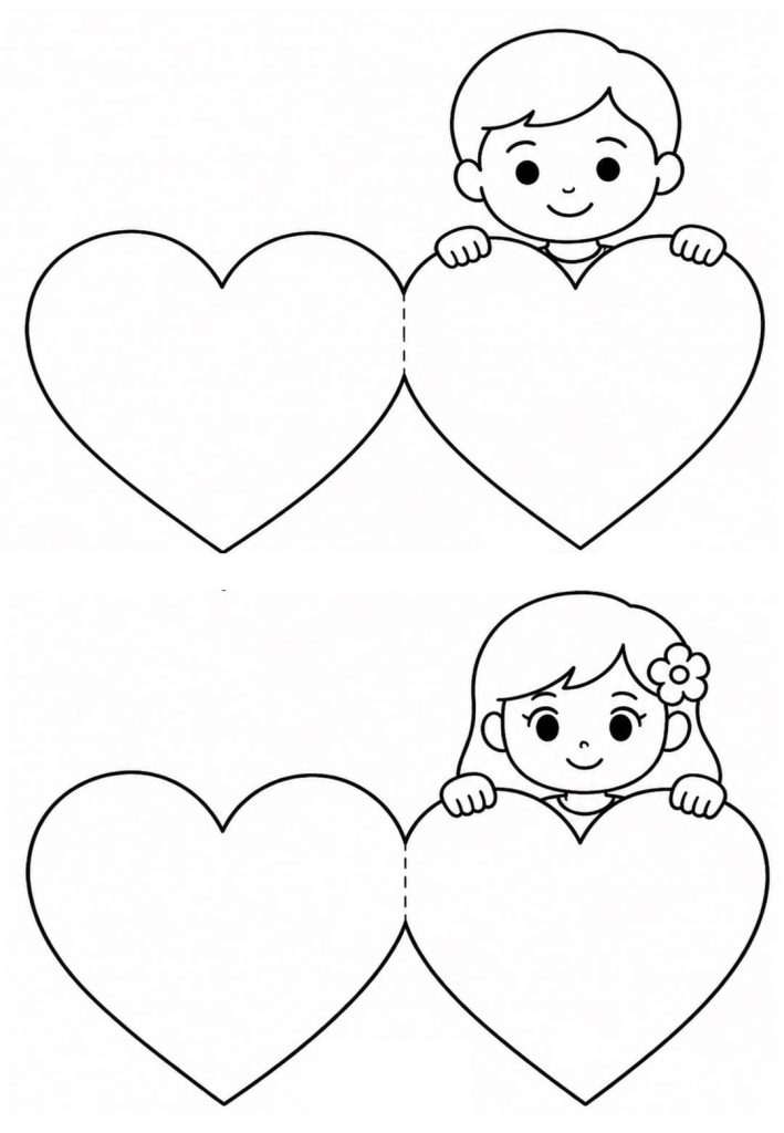 Mother’s Day Crafts for Kids with Heart Cards