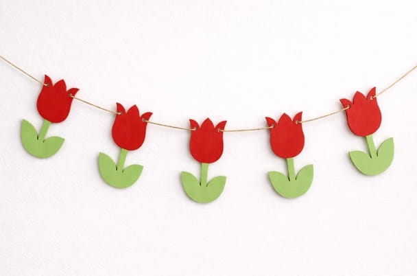 DIY Happy Easter Garland Decoration Ideas